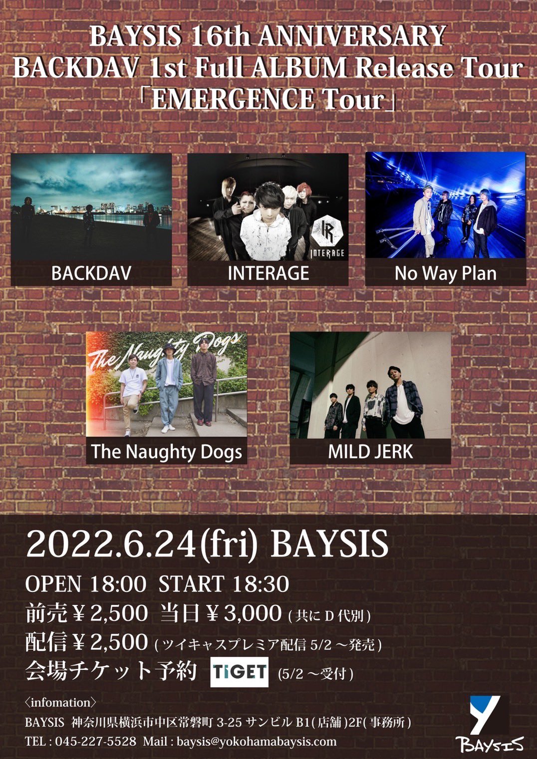 LIVE_BAYSISのチラシ